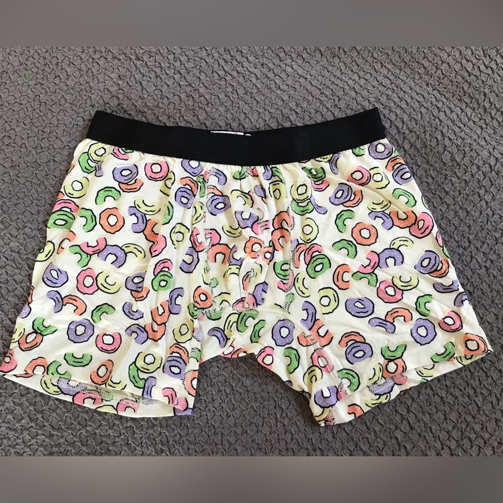 Bundle 3 for $10   MeUndies fun fruit cereal patterned boxer briefs. NWOT.